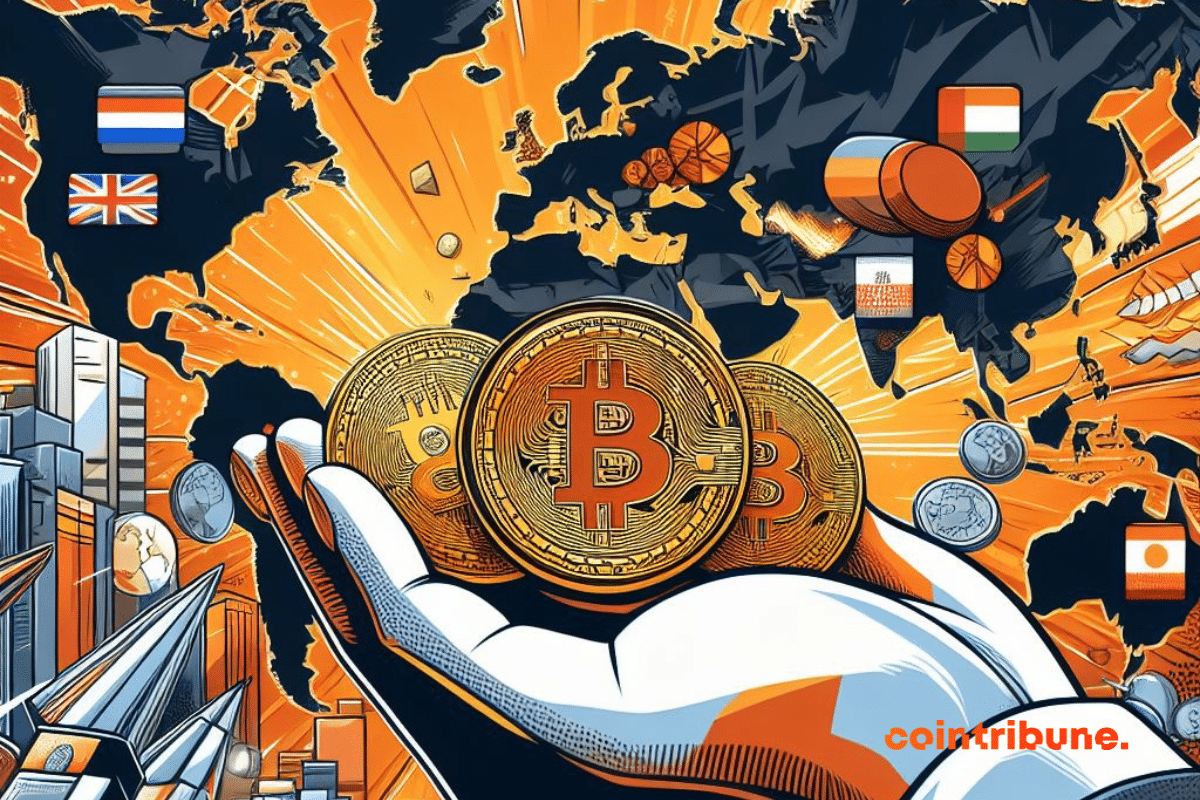 Top 3 countries that hold the most bitcoins